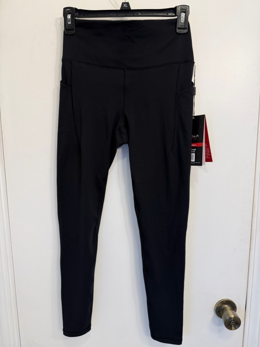 NWT Spyder Black Active Leggings